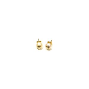 Boucles d'oreilles en or 18 ct avec perles naturelles et motifs floraux, Collection Love Perles, élégance et créativité en harmonie.